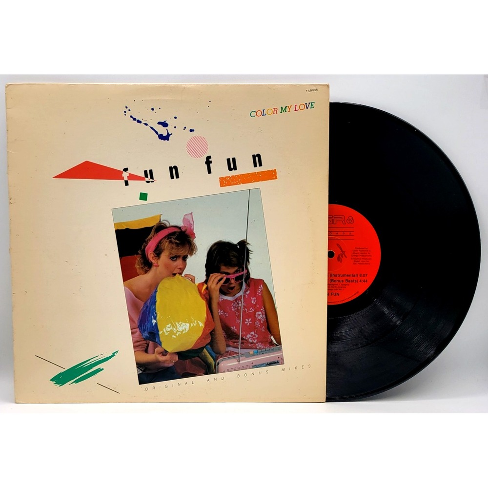 FUN FUN - COLOR MY LOVE - POP LP SINGLE RECORD TSR